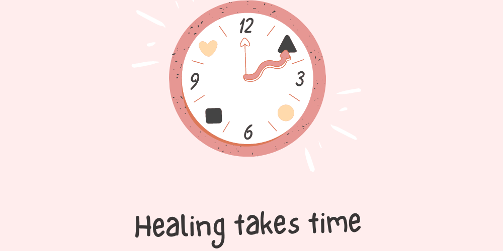 time does not heal anything